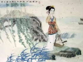 侍女金盘脍鲤鱼